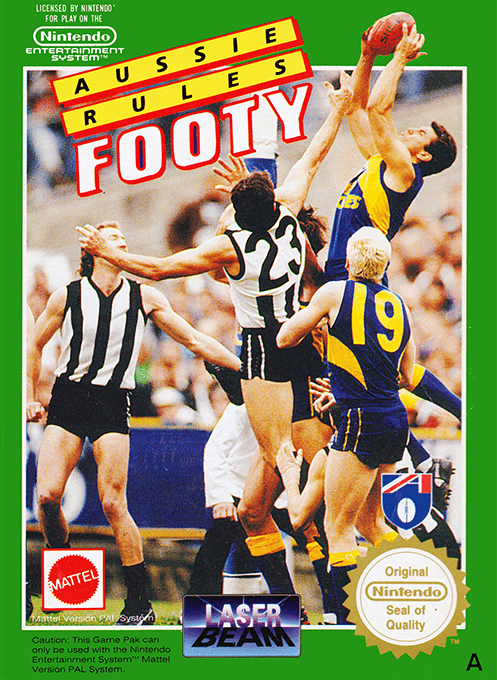 Aussie Rules Footy original box art cover