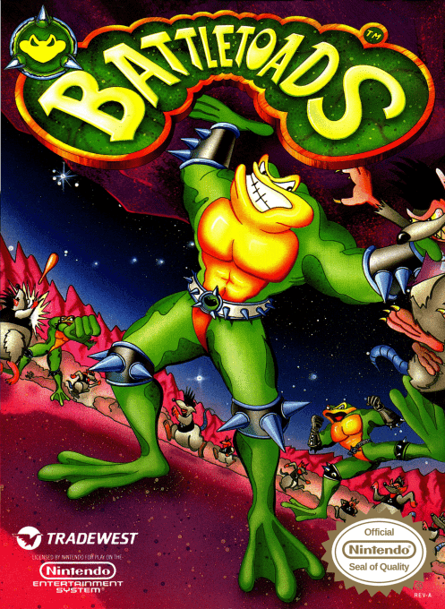 Battletoads (Europe) original box art cover