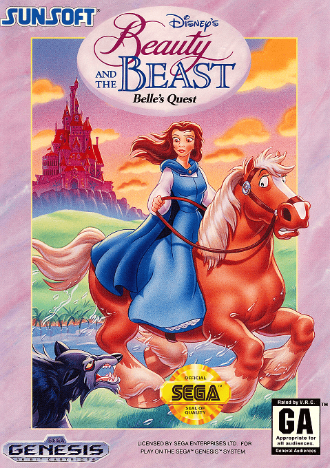 Beauty and the Beast - Belle's Quest original box art cover