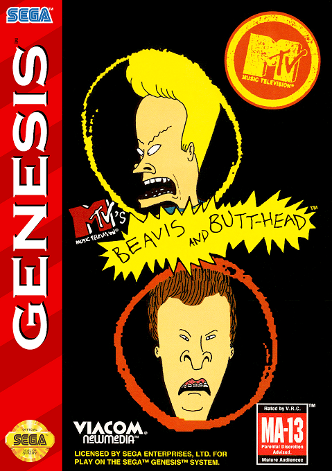 Beavis and Butt-Head original box art cover