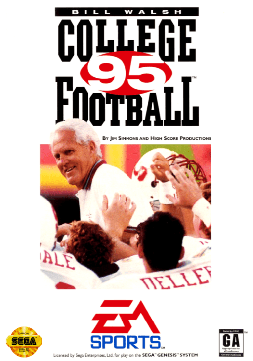 Bill Walsh College Football 95 cover