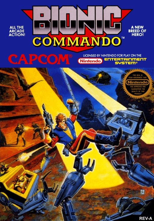Bionic Commando original box art cover