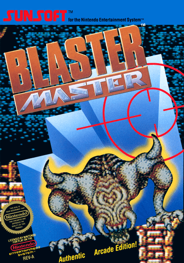 Blaster Master original box art cover