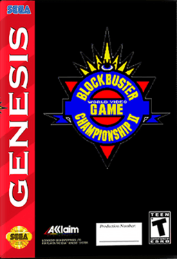 Blockbuster World Video Game Championship 2 original box art cover
