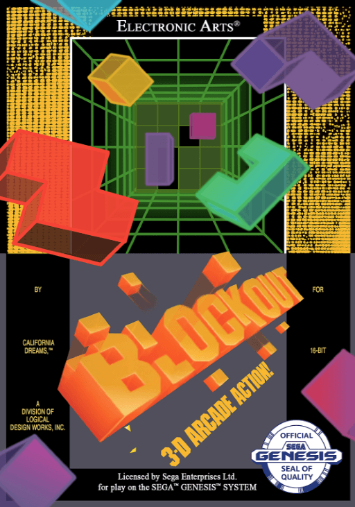 Blockout original box art cover