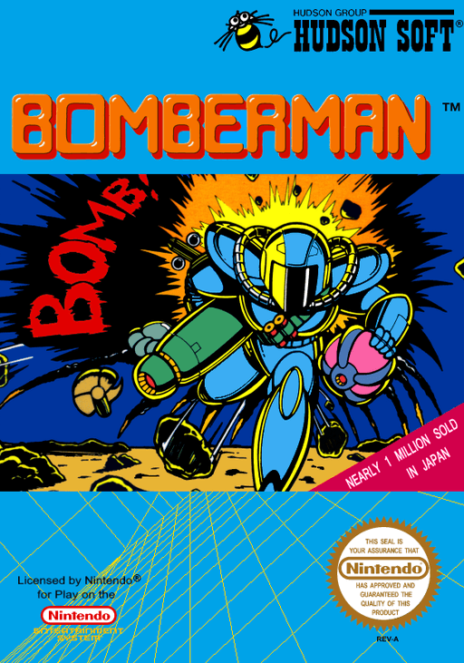 Bomberman original box art cover