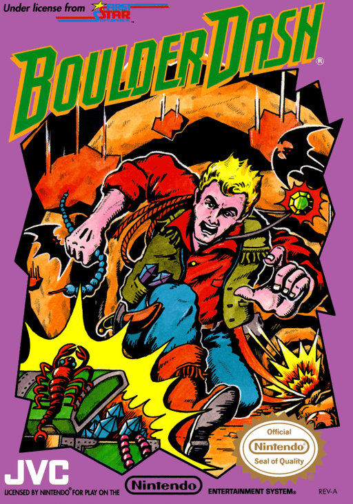 Boulder Dash original box art cover