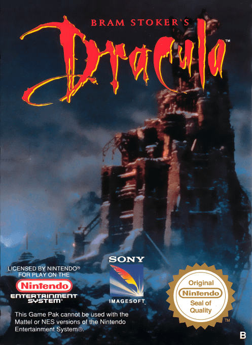 Bram Stoker's Dracula original box art cover