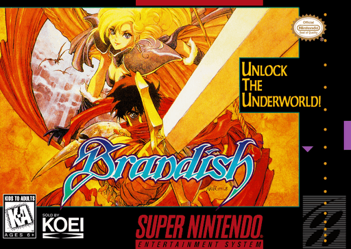 Brandish original box art cover