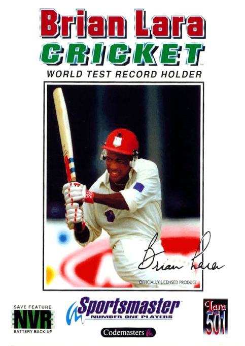 Brian Lara Cricket original box art cover