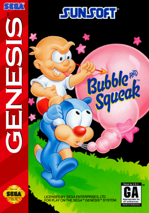 Bubble and Squeak original box art cover