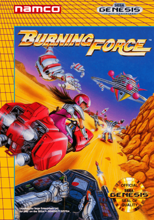 Burning Force original box art cover