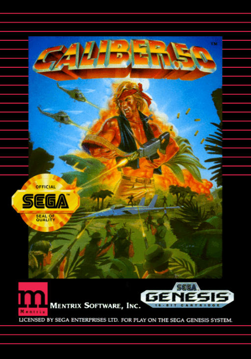 Caliber.50 original box art cover