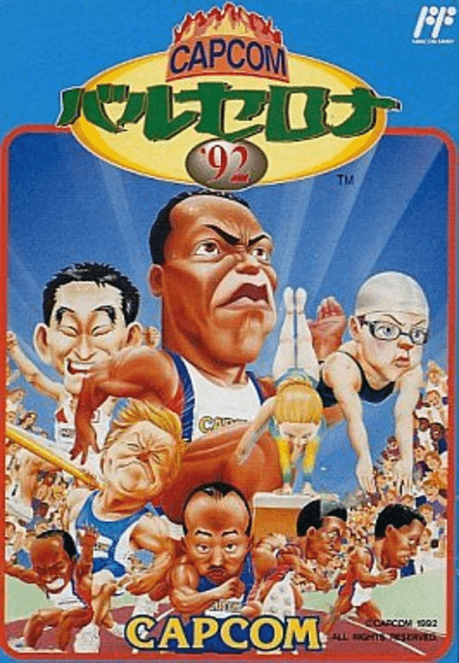 Capcom Barcelona '92 original box art cover