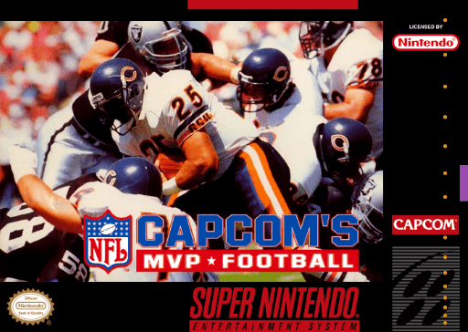 Capcom's MVP Football original box art cover