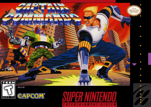 Captain Commando original box art cover
