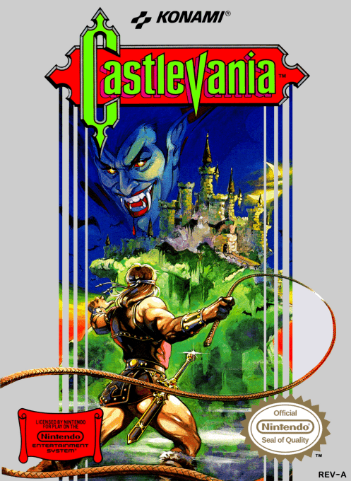 Castlevania - Dracula's Revenge (Hack) original box art cover