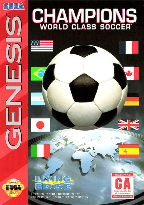 Champions World Class Soccer original box art cover