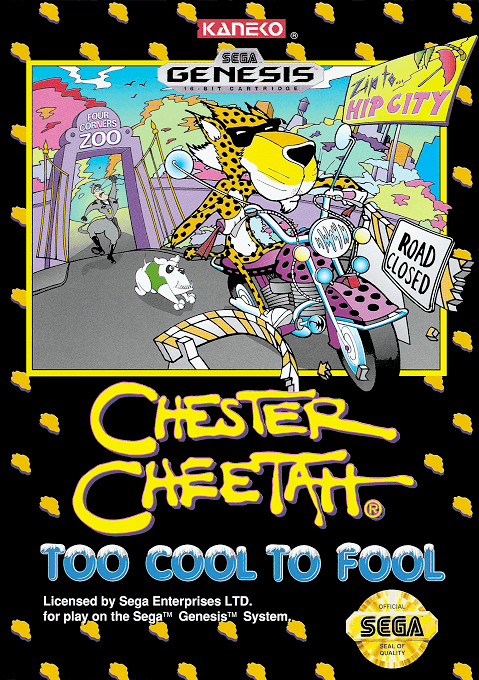 Chester Cheetah - Too Cool to Fool original box art cover