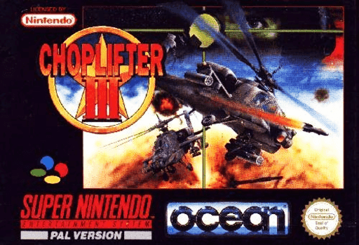 Choplifter 3 original box art cover