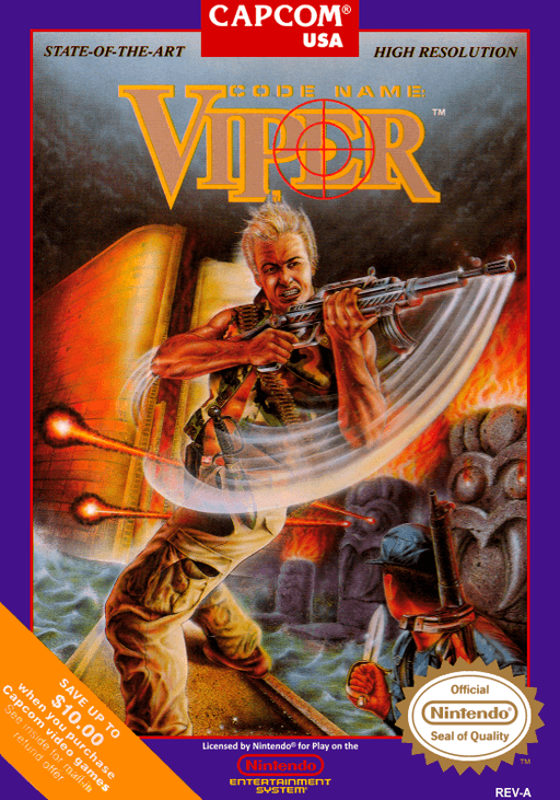 Code Name Viper original box art cover