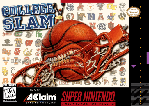 College Slam Basketball original box art cover