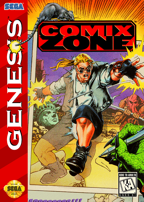 Comix Zone original box art cover