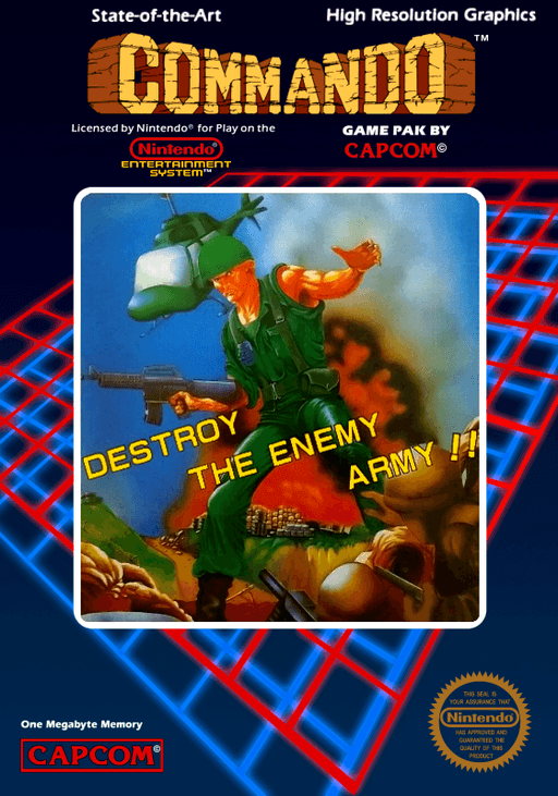 Commando original box art cover
