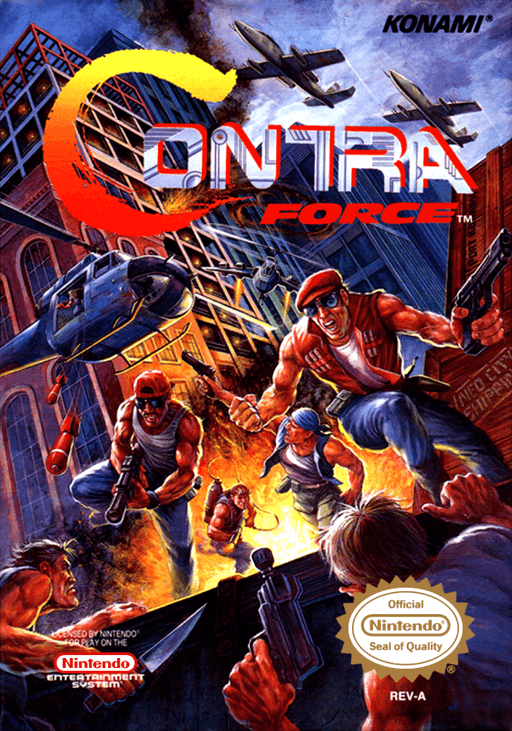 Contra Force original box art cover