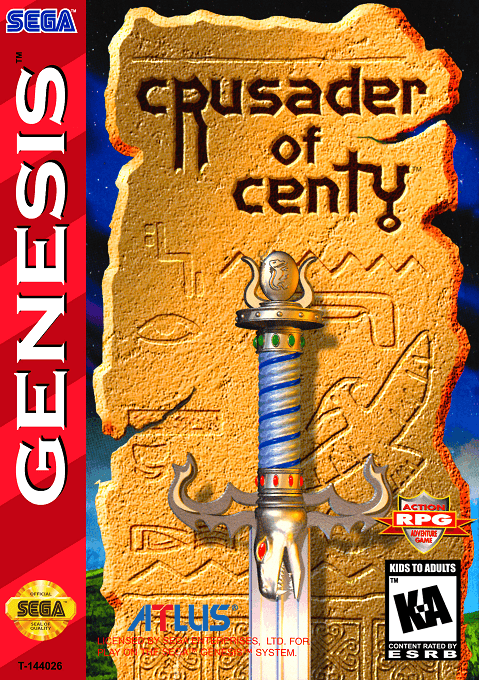 Crusader of Centy original box art cover