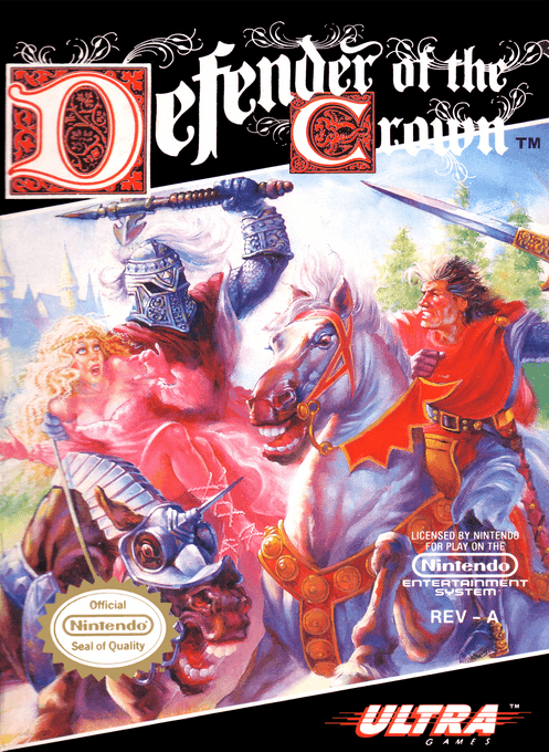 Defender of the Crown (Europe) original box art cover