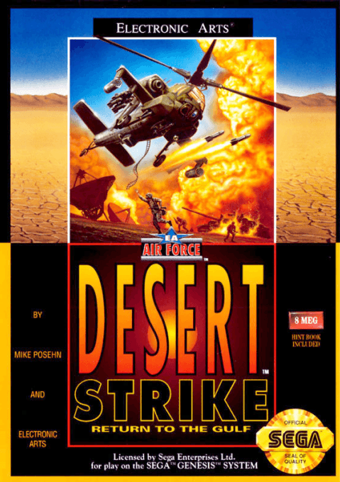 Desert Strike - Return to the Gulf original box art cover