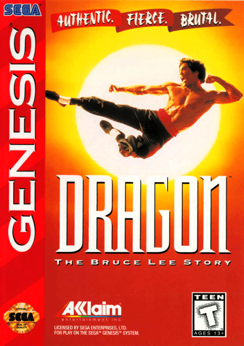 Dragon - The Bruce Lee Story original box art cover
