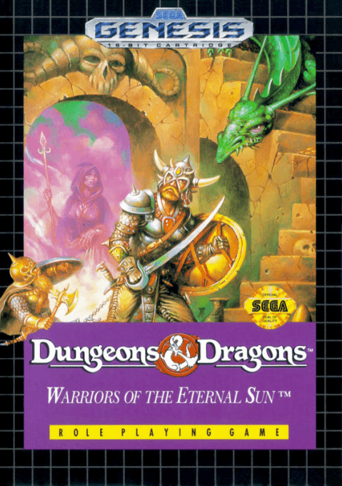 Dungeons & Dragons - Warriors of the Eternal Sun original box art cover