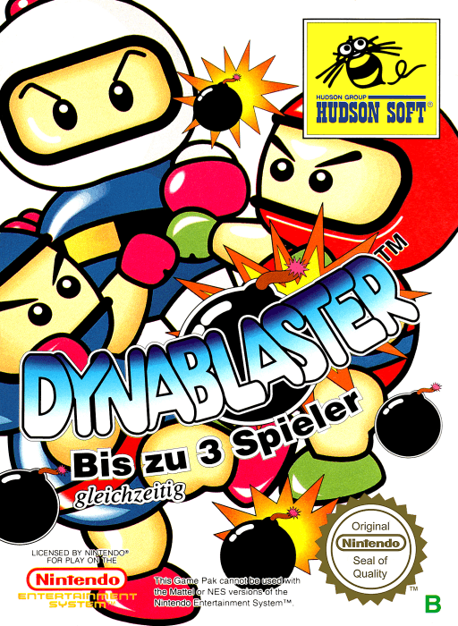 Dynablaster original box art cover
