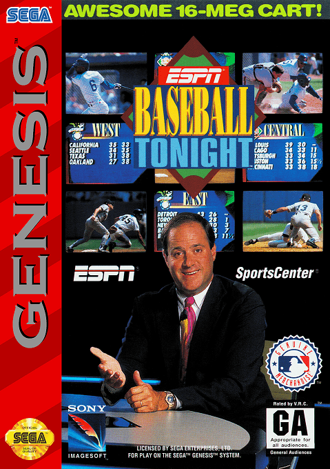 ESPN Baseball Tonight original box art cover