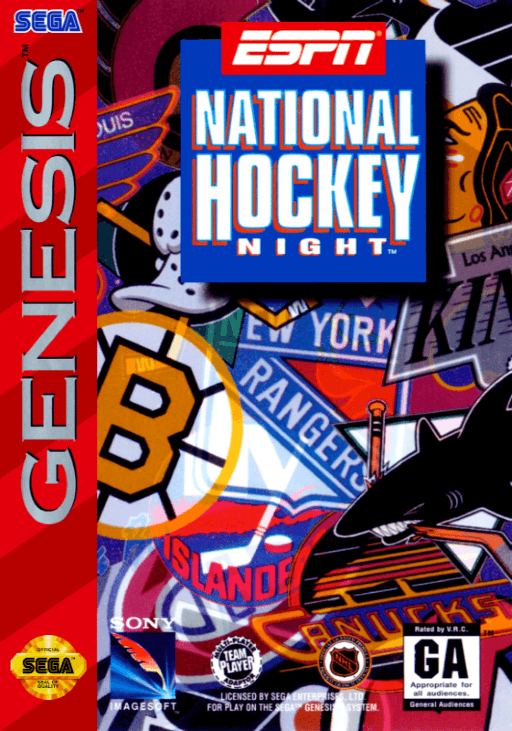 ESPN National Hockey Night original box art cover