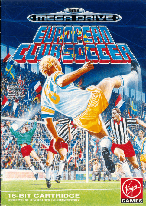European Club Soccer original box art cover