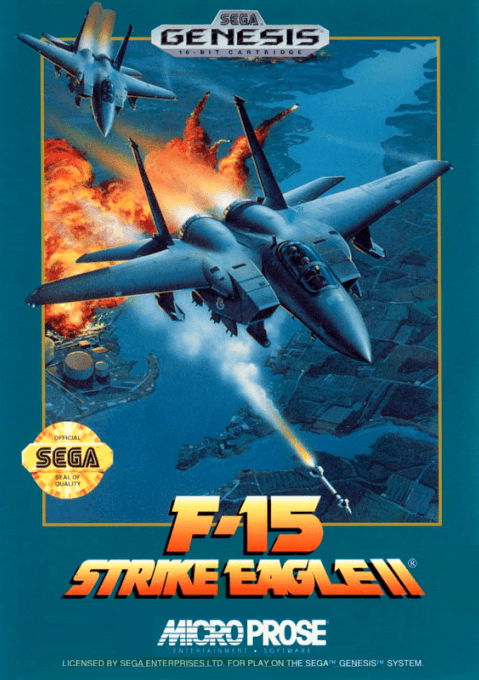 F-15 Strike Eagle 2 original box art cover