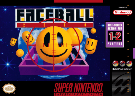 Faceball 2000 original box art cover