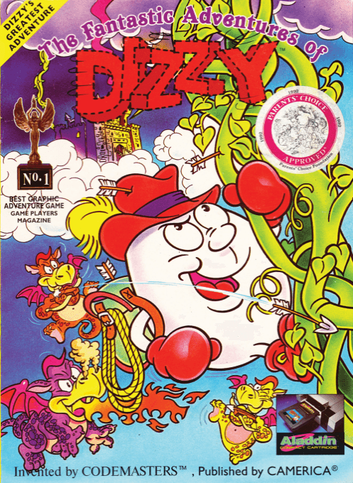 Fantastic Adventures of Dizzy, The original box art cover