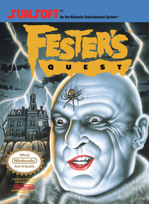 Fester's Quest original box art cover