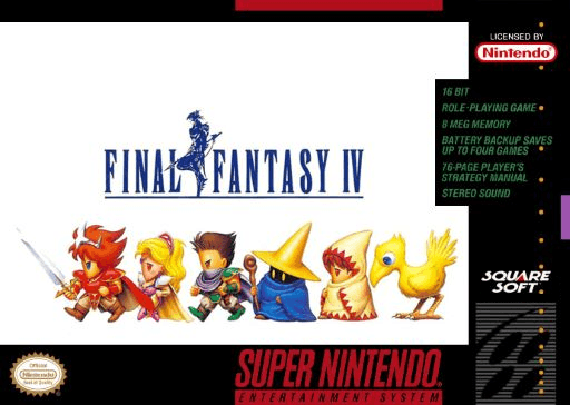 Final Fantasy 4 - 10th Anniversary Edition original box art cover