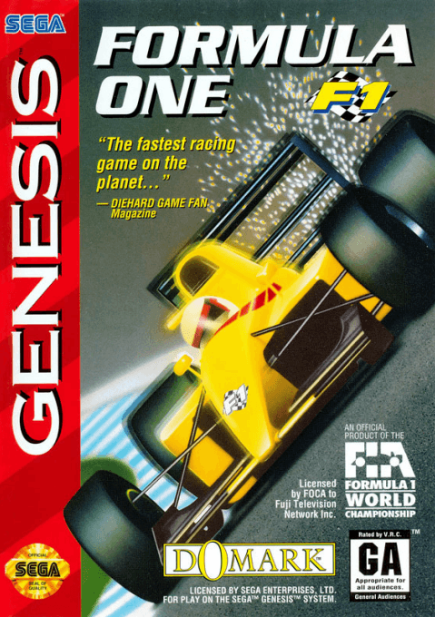 Formula One original box art cover