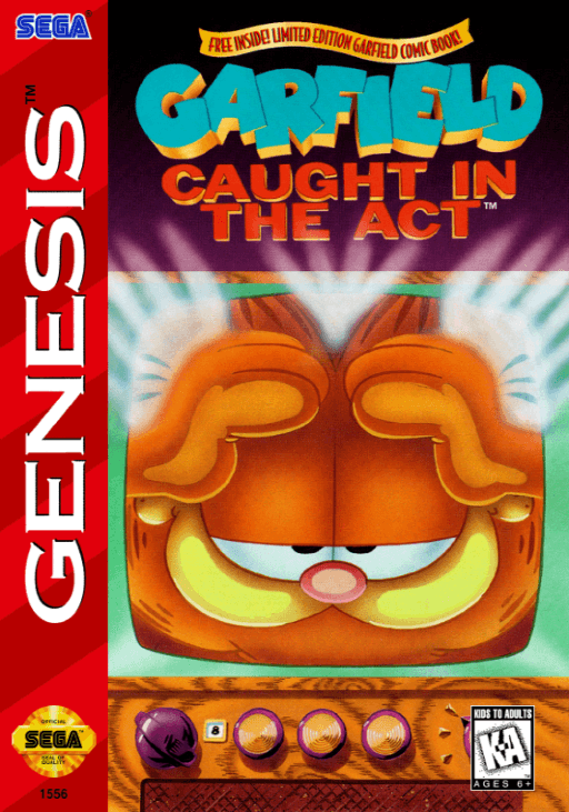 Garfield - Caught in the Act original box art cover
