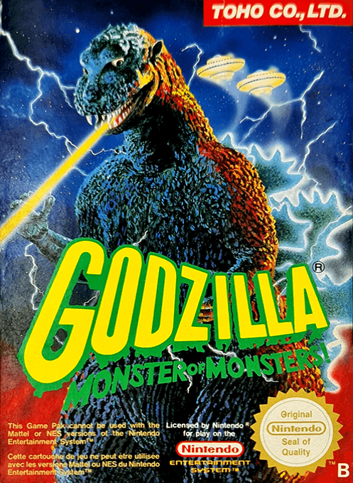 Godzilla - Monster of Monsters! (Europe) original box art cover