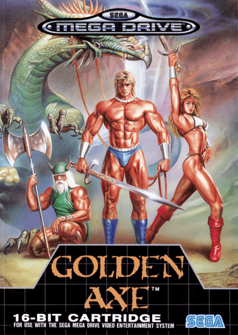 Golden Axe original box art cover