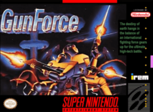 Gunforce - Battle Fire Engulfed Terror Island original box art cover