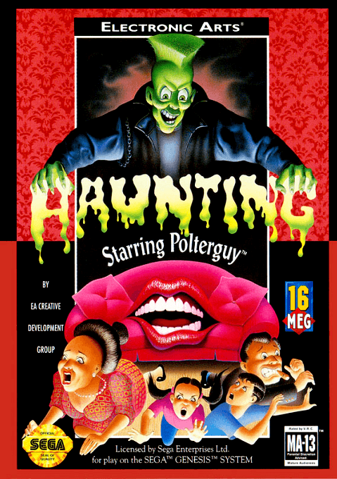 Haunting Starring Polterguy original box art cover