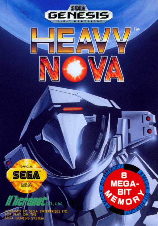 Heavy Nova original box art cover